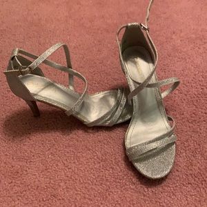 Silver Sparkly Shoes